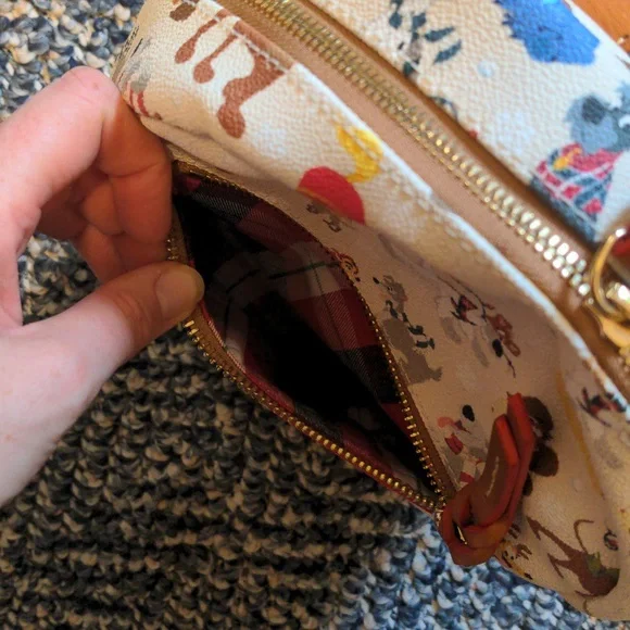 Dooney & Bourke Disney Santa Dogs Mini Backpack - Picture 4 of 6